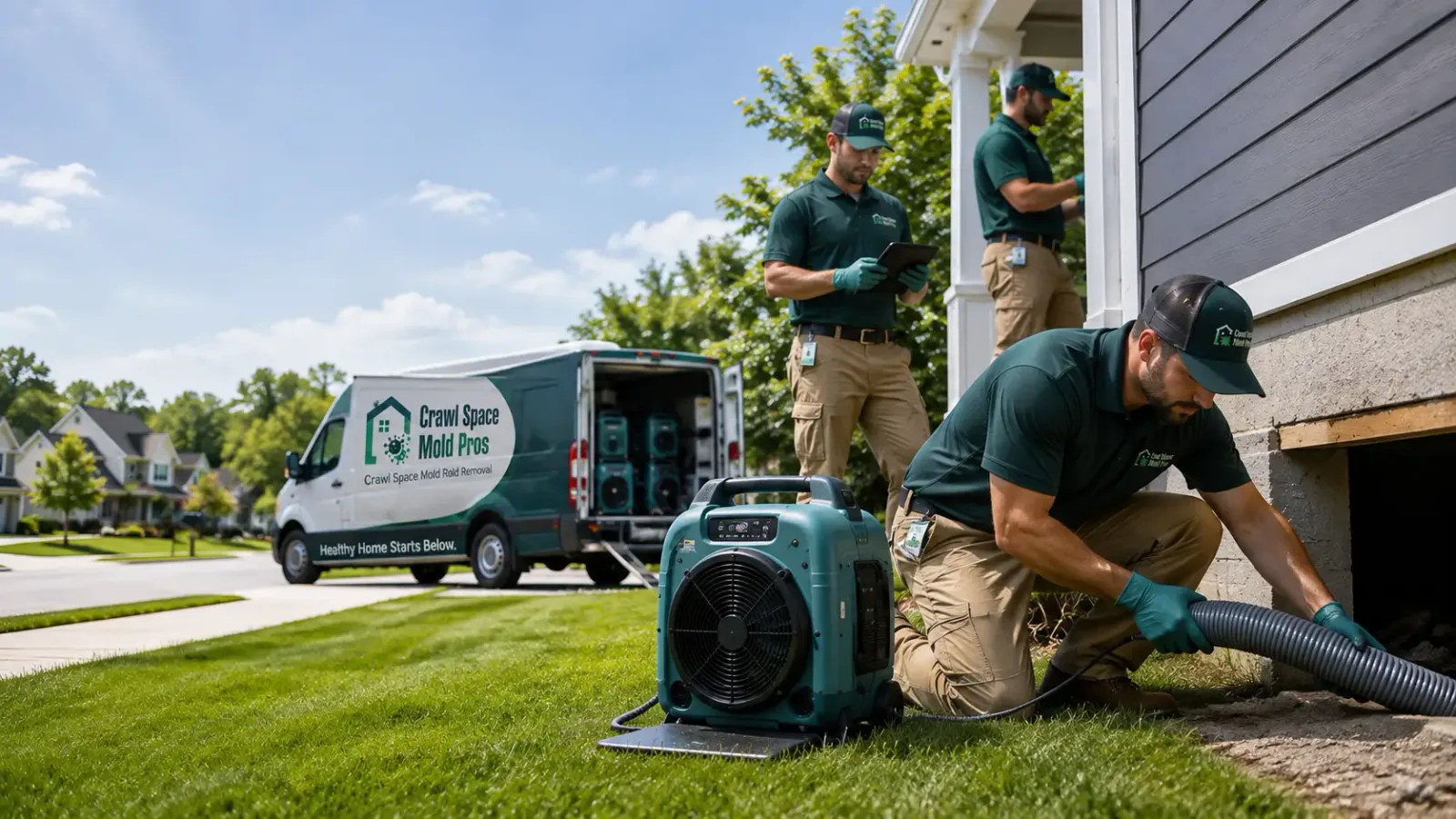 Crawl Space Mold Removal in North Falmouth, MA